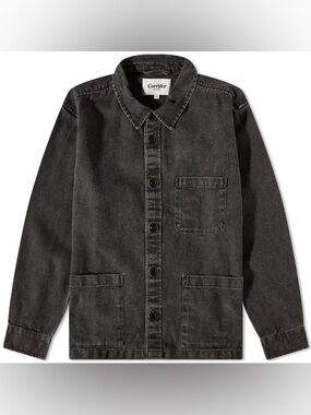 Corridor NYC | Duck Dye Overshirt in Black Medium